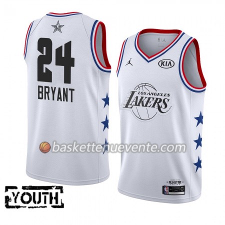 Maillot Basket Los Angeles Lakers Kobe Bryant 24 2019 All-Star Jordan Brand Blanc Swingman - Enfant